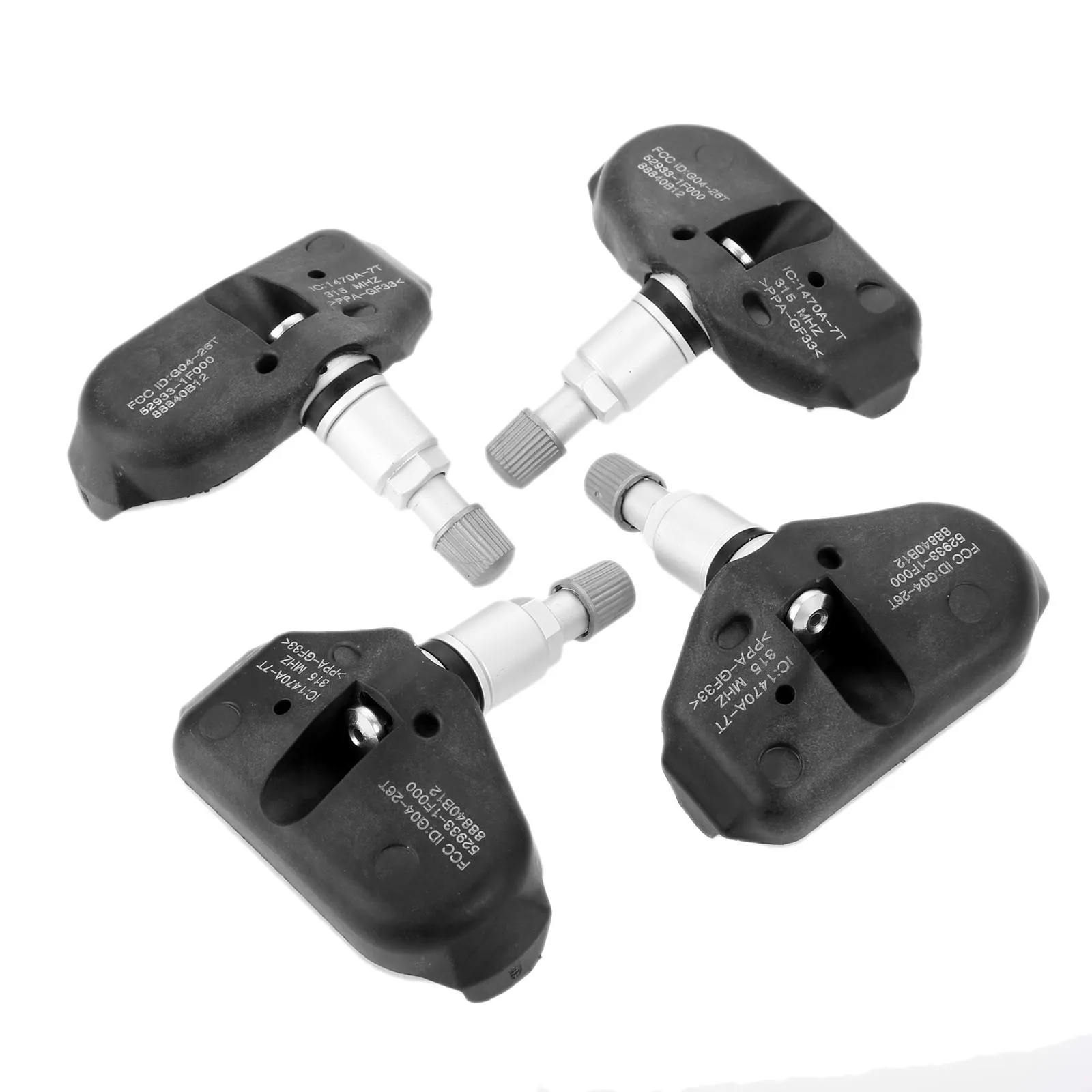 Yetaha 4 шт. TPMS датчик давления в шинах системы мониторинга шин для Tucson Tiburon Accent Kia Amanti