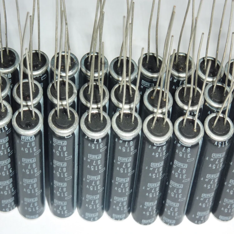 

10pcs 87uF 315V Nippon Chemi-Con NCC Photo Flash Capacitor 9x40mm 315V87uF PH Capacitors