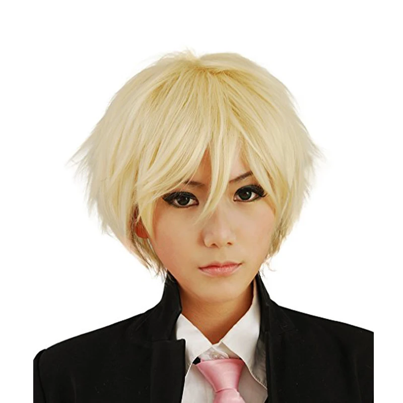 Парик для косплея Seraph of the End Mikaela Hyakuya костюм короткие пушистые Многослойные