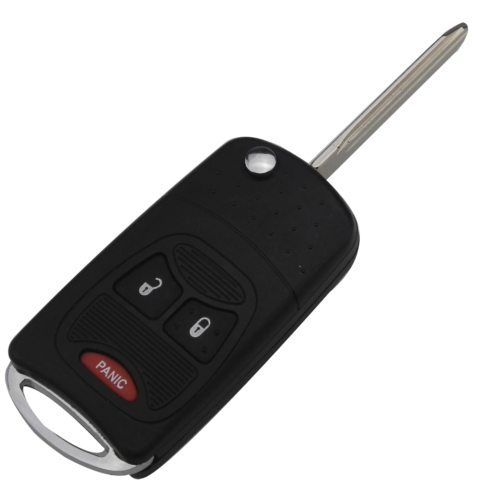 Jingyuqin ключ брелок кармашек для Chrysler Jeep Dodge Ram 1500 Калибр Nitro 2500 3500 3 кнопки