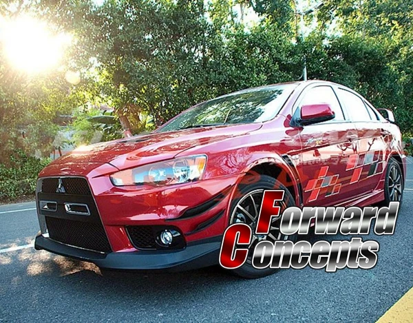 4 шт. передний бампер для углеродного волокна 2008 2017 Lancer Evolution EVO 10 X Varis Style|canard