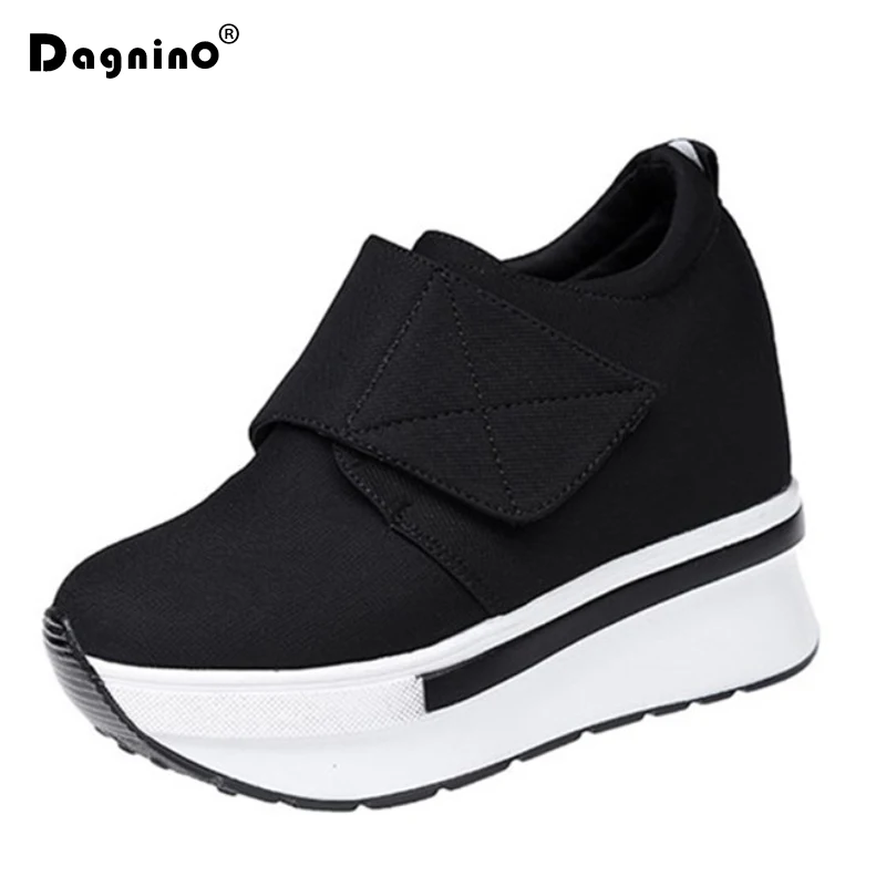 Женская обувь DAGNINO красная повседневная на скрытом каблуке платформе без