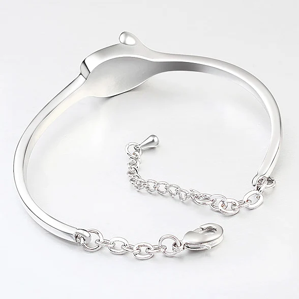 

Fashion Luxury Crystals from Swarovski Bangle Bracelet High Quality Party Wedding Charm Bracelet for Women Girls Gift