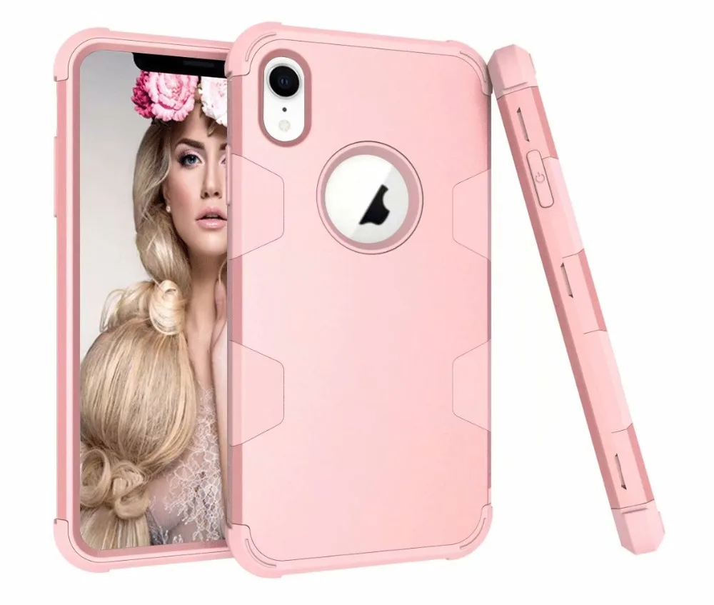 360 градусов Полная защита чехол для iPhone 8 8 Plus X 7 6 6S противоударный чехол Гибридный бронированный чехол для телефона s для iPhone XS MAX XR