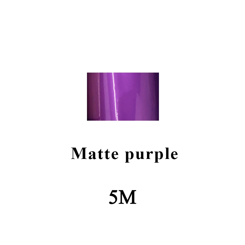 Matte purple 5 метров/за штуку Металлические Цвет ногтей наклейки-лак для ногтей Обертывания Блестящий Звездное небо Бумага украшение для маникюра «сделай сам» - Цвет: Matte purple