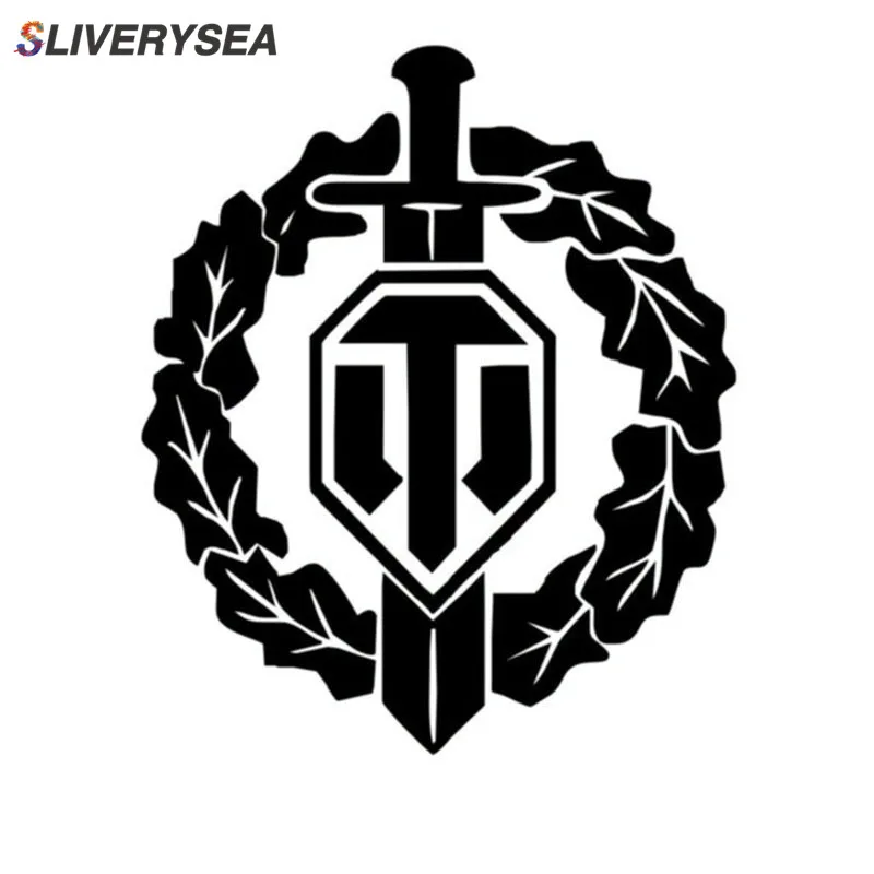 SLIVERYSEA отражающая личность Мир танков наклейка для автомобиля украшение всего