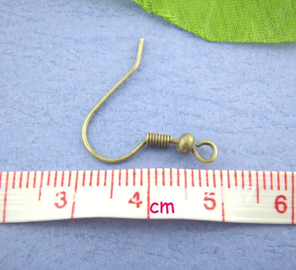 Doreen Box hot 100 пар бронзовые античные крючки для ушей 18*19 мм (B00332)|ear wires|ear wire hookswire hook |