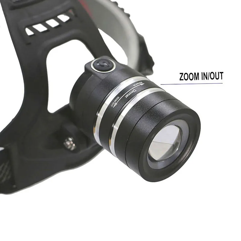 EBUYFIRE Zoom AAA светодиодный фонарь T6 18650 головной светильник перезаряжаемый налобный светильник s зарядное устройство для outdor туристический тент светильник s