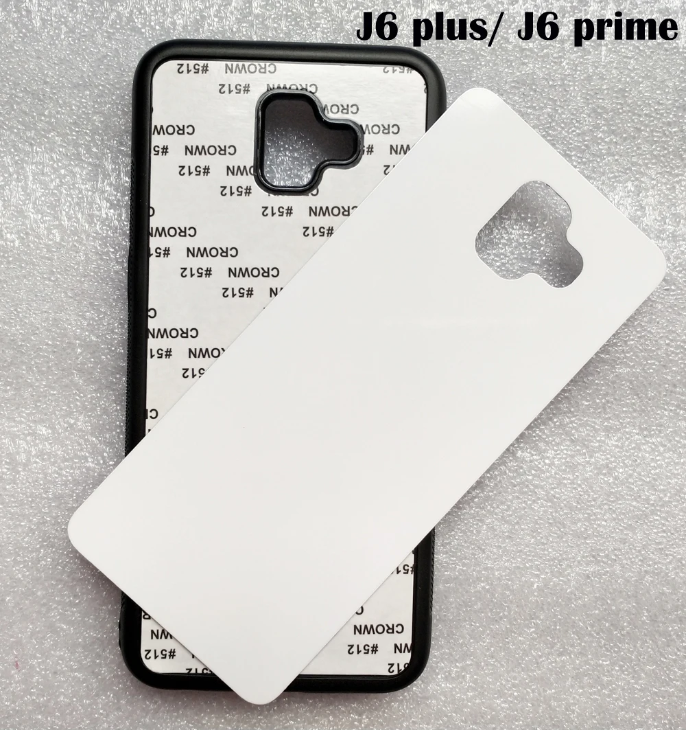 Пустой чехол для мобильного телефона для samsung J2 J3 J4 J5 J6 J7 prime резиновая Сублимация TPU принт чехол+ алюминиевая пластина 5 шт./лот