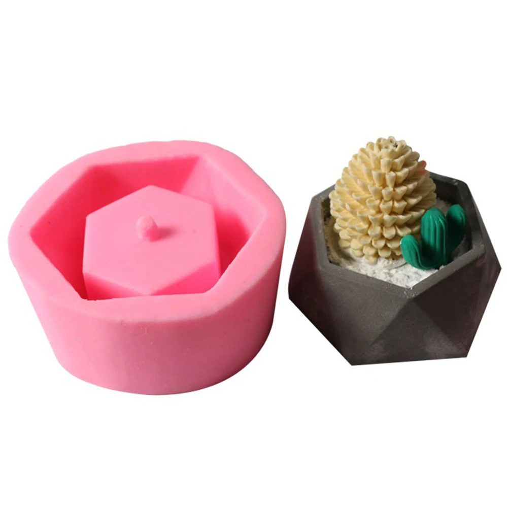 Креативные 3D DIY художественные формы бетонный цветочный горшок силиконовый