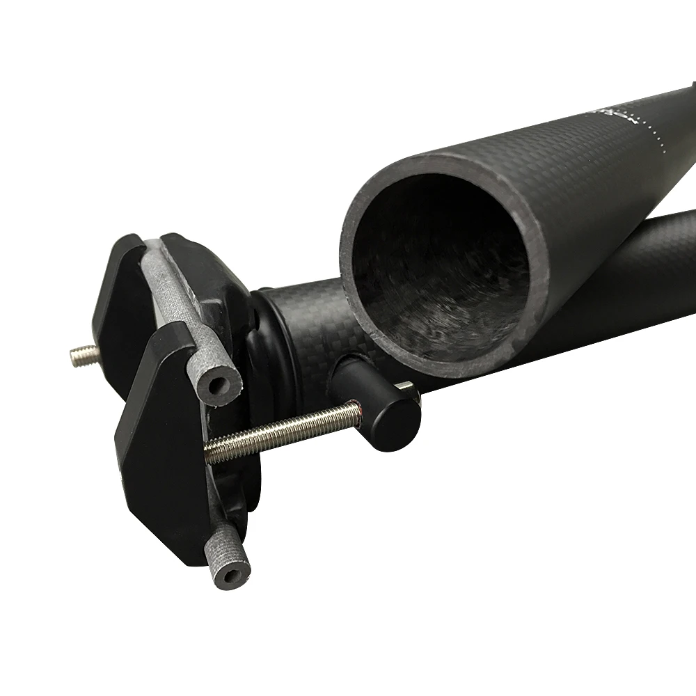 Matte 3K Carbon Folding Bike Seat Post Bicycle Tube 33.9/34.9*580MM For MTB / Road Parts | Спорт и развлечения