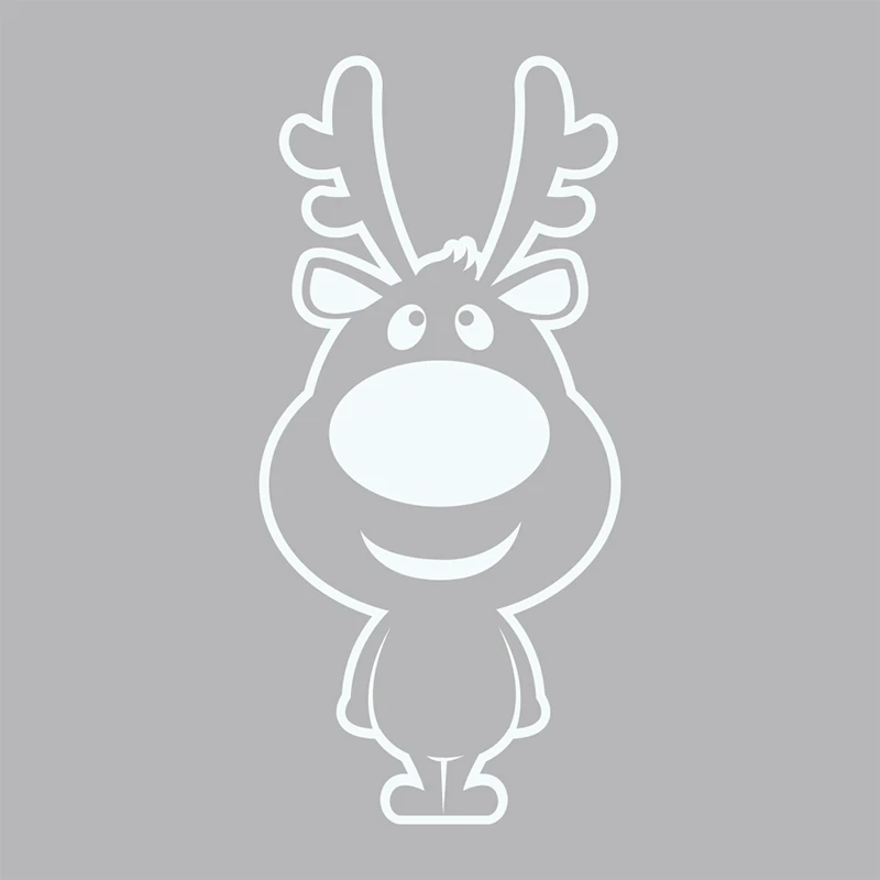 Рождественские украшения наклейки на стену окна оленя стекло домашний декор для