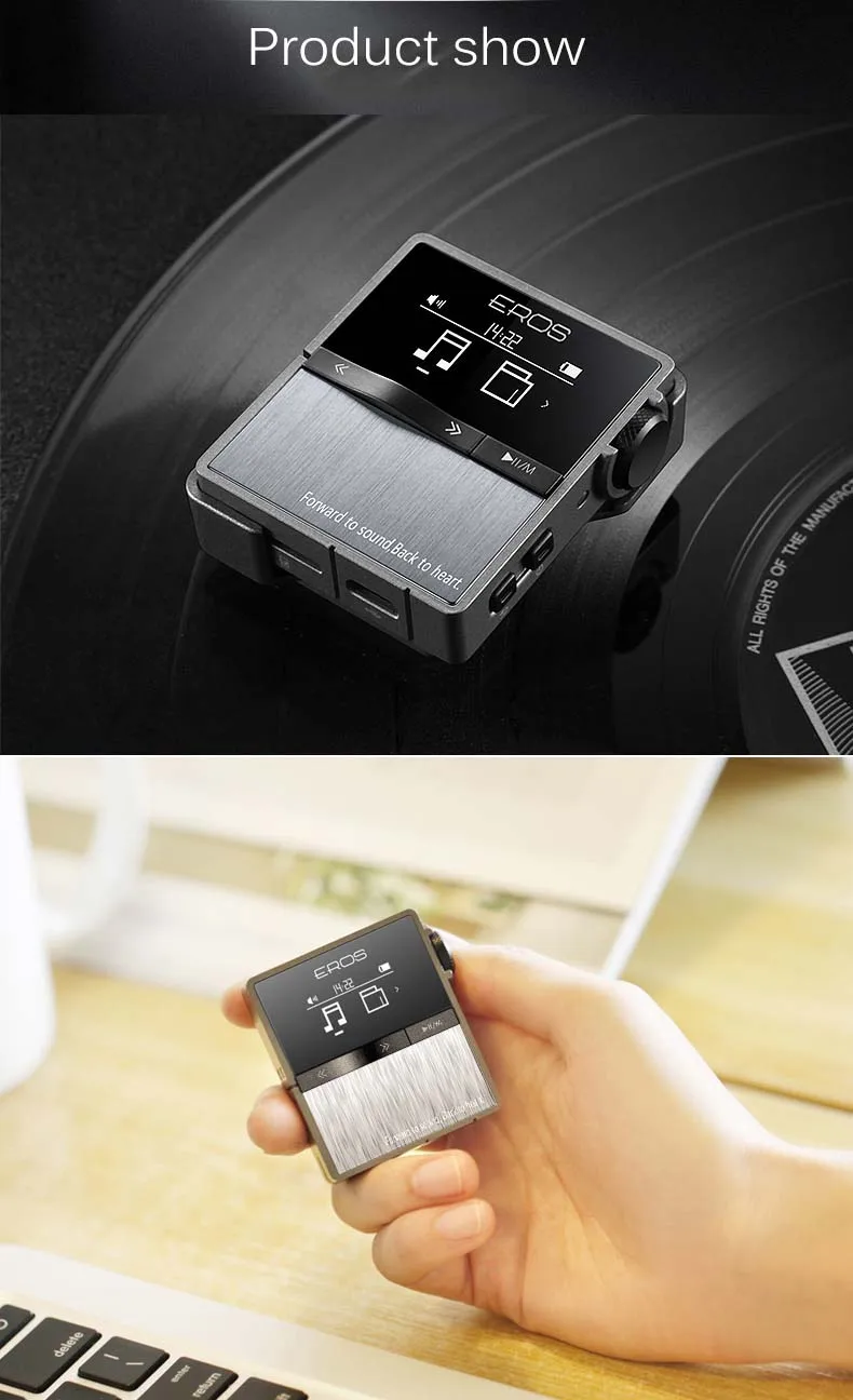 Aigo EROS TEN Mp3 bluetooth HIFI плеер Профессиональный без потерь USB DSD DAC портативный стерео аудио мини музыкальный плеер Поддержка 128 ГБ