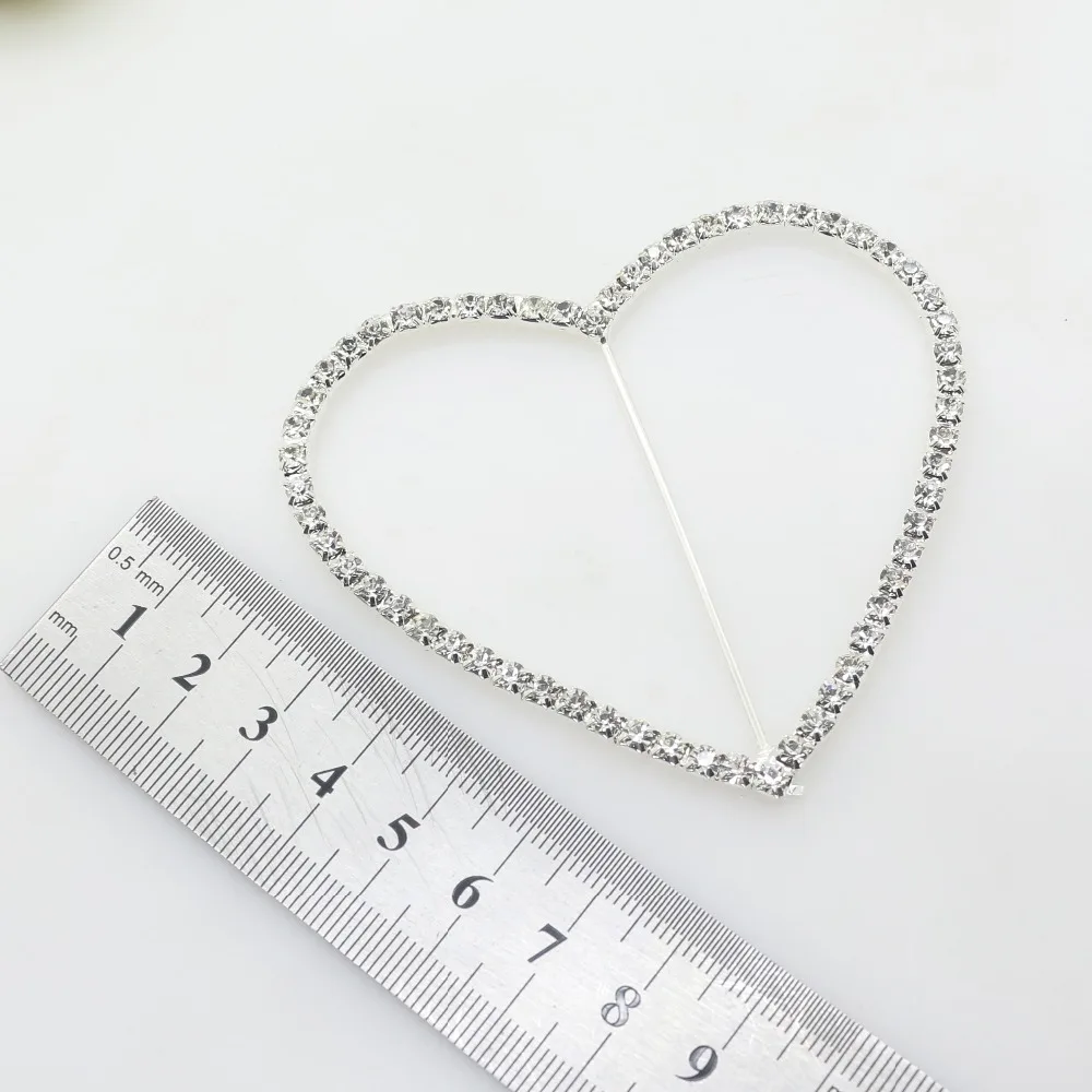 5 шт. стразы в форме сердца 82 х72 мм | Дом и сад