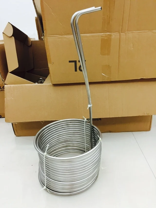 Суперэффективный охладитель для сусла из нержавеющей стали 3/8 &quotx 50&quot пищевой