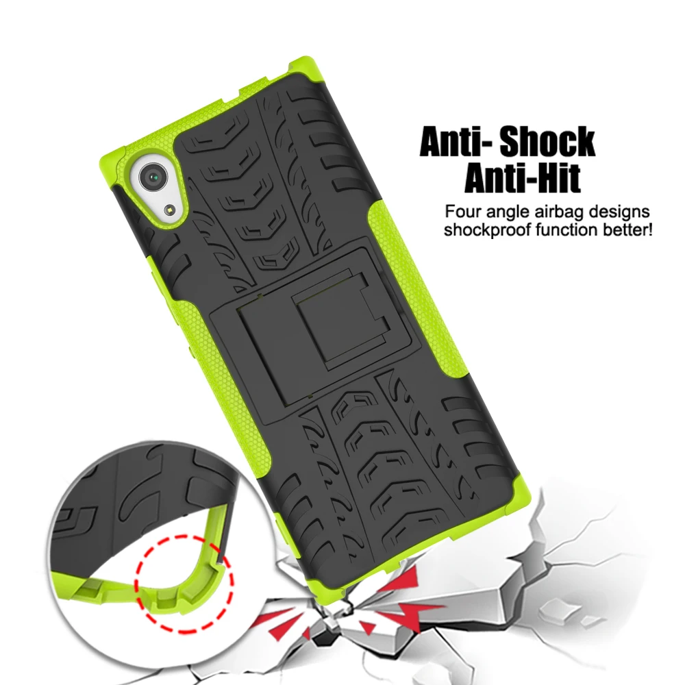Cases for Sony XZ Premium X XA XA1 Plus XA2 ultra E5 C5 L1 L2 XZ1 XZ2 Compact Heavy Duty Hard PC Soft Silicone Stand Case Cover |