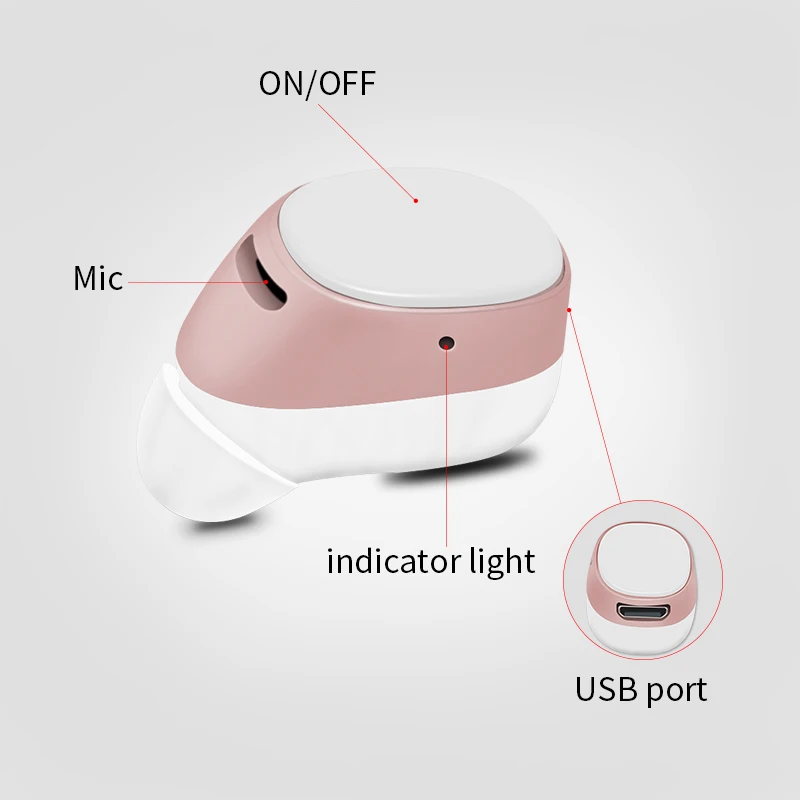 Yodlei Q26 мини невидимые наушники бизнес беспроводные Bluetooth гарнитура HD звонки с