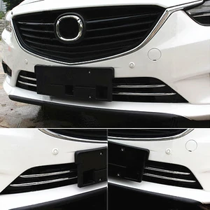 4 шт., решетка передней решетки из нержавеющей стали SUS304 для Mazda 6 Atenza 2015- 2017