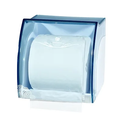 B CHUANGDIAN Tissue Box мини-тип рулон ткани Downturn Box прозрачный подвесной Тип туалетной бумаги держатель ткань для ванной чехол Прохладный - Цвет: B