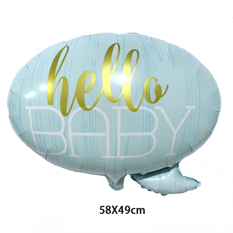 1 шт. детский воздушный шар Hello Baby 58 х49 см | Дом и сад