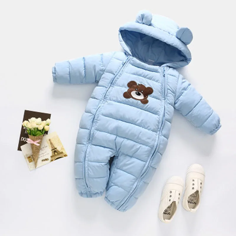Baby Winter Clothes Outwear Boy Girl Thick Warm Duck Down Snowsuit Cute Hooded Suit Animal Style | Детская одежда и обувь