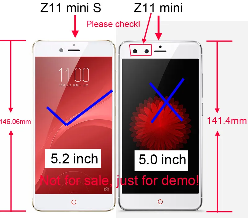 Противоударный противоударный силиконовый чехол для ZTE Nubia Z11 mini S 5 2 дюйма с 3D