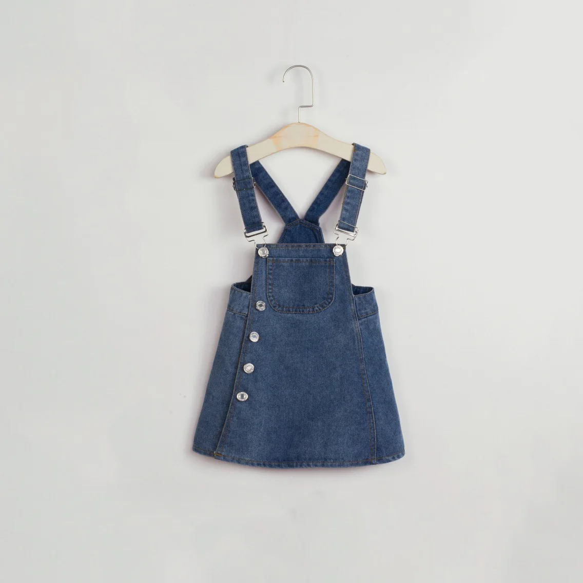 Новинка лета 2020 платье на бретельках в японском стиле для девочек милое