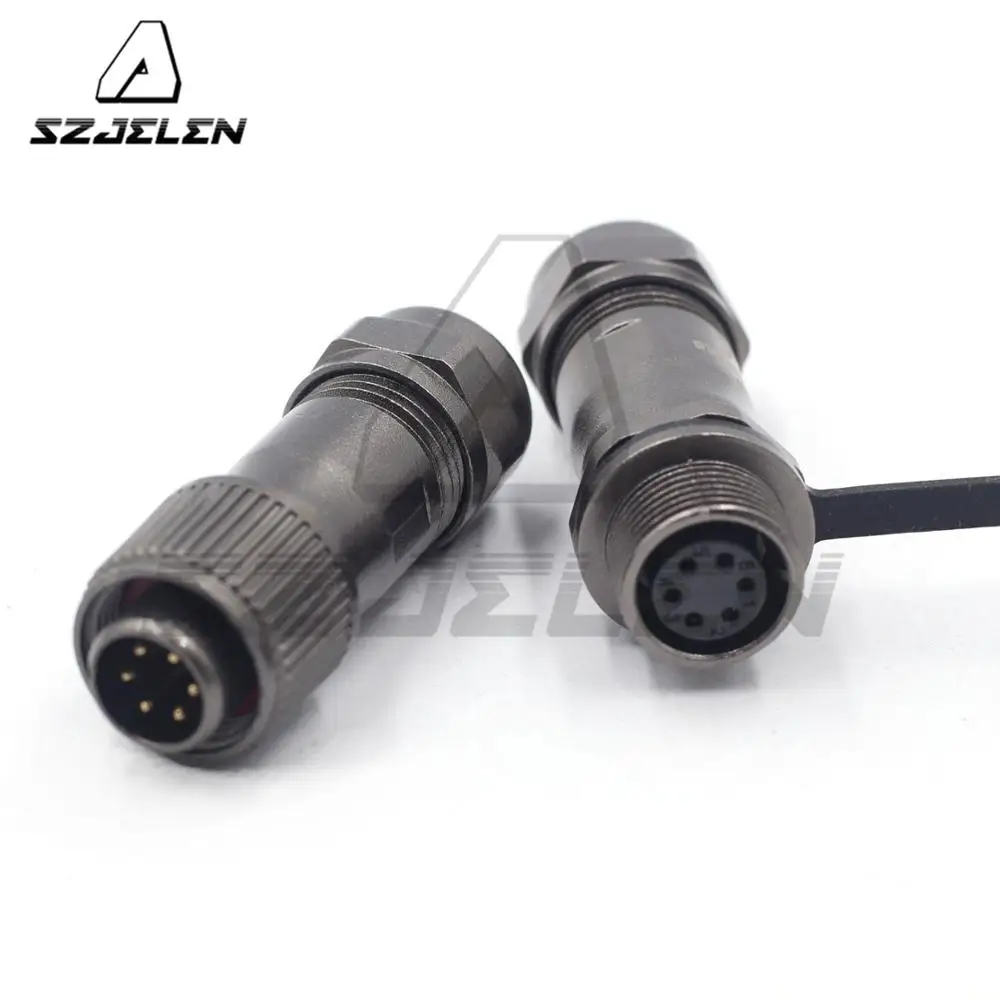 WEIPU ST12series 2 3 4 5 6 7 9pin металлический водонепроницаемый разъем вилки и розетки IP68