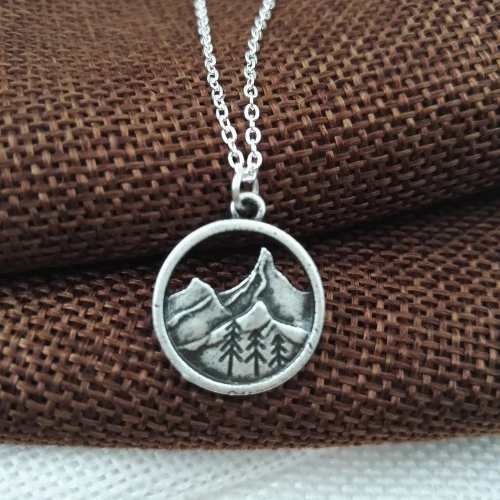 Ожерелье с подвеской под горным деревом Найдите свою дорогу Ювелирное Украшение