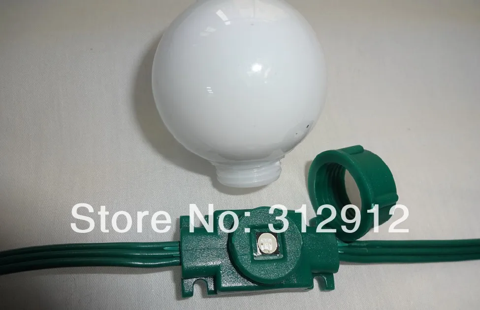 50 узлов DC5V 5050 SMD WS2811 LED technicolor pixel с крышкой milky G40 водонепроницаемый RGB полный цвет в