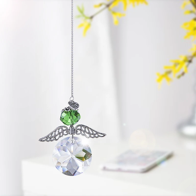 H& D Кристалл ангел-хранитель Suncatcher оконная подвеска украшения Висячие Радуга производитель мяч призмы для домашнего декора(Multi-7pcs