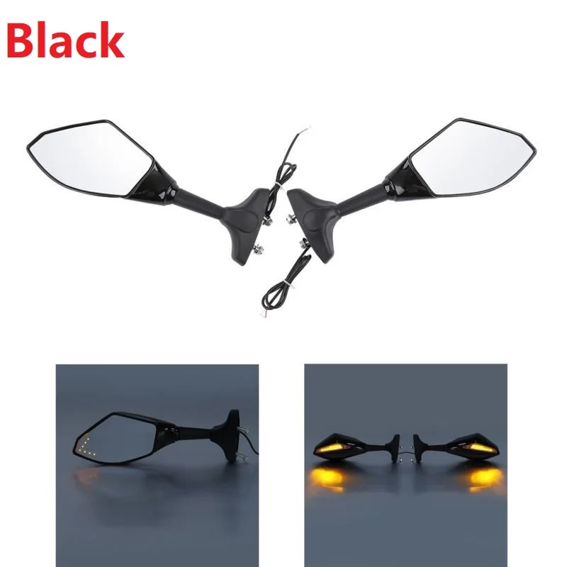 Светодиодный сигнал поворота для мотоцикла зеркала Kawasaki ZX 6R 9R 636 Honda CBR600 2003 2013 Suzuki