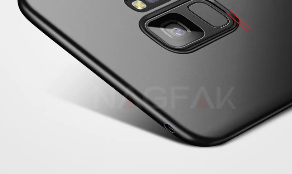 Роскошный Матовый Жесткий чехол для телефона NAGFAK для samsung Galaxy S9 S9Plus S8 S8Plus S7 S6 Edge, Ультратонкий Пластиковый чехол для телефона из поликарбоната