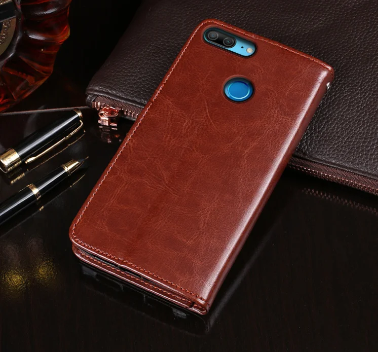 Роскошный винтажный Чехол-книжка из искусственной кожи для huawei Honor 9 Lite