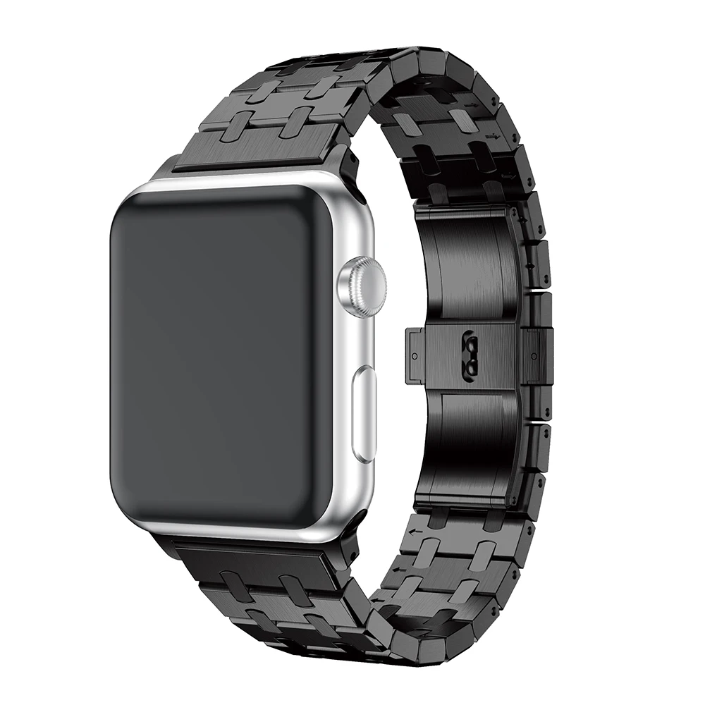 Специальный Металлический Стальной ремешок для Apple Watch 40 мм 44 38 42 смарт браслет watch