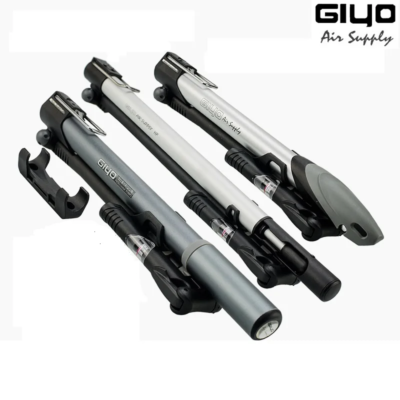 Giyo GM-71/71B велосипедный насос высокого давления велосипедный портативный воздушный насос MTB 140psi Presta Schrader Клапан F/V A/V ручной мини-насос