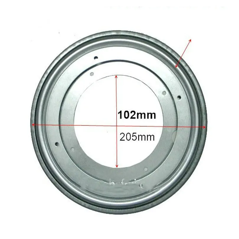 8 дюймов (200 мм) круглой формы оцинкованный Lazy Susan вращающийся подшипник