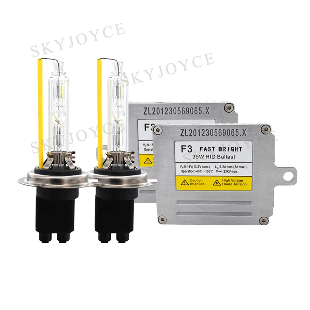 Быстрая яркость 35 Вт D2H 9012 комплект HID AC 12 В Быстрый старт DLT F3 Балласт H1 H11 9005 9006 H7