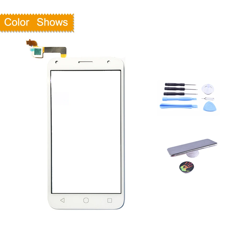 white with gift Для Alcatel One Touch Pixi 4 5,0 OT 5010 5010D 5010E 5010G 5010X OT5010 сенсорный экран Сенсорная панель дигитайзер стекло сенсорный экран - Цвет: white with gift