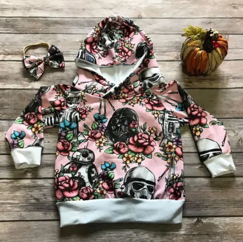 Малыш Мальчик и Девочка Цветочные Толстовка для маленьких мальчиков девочек