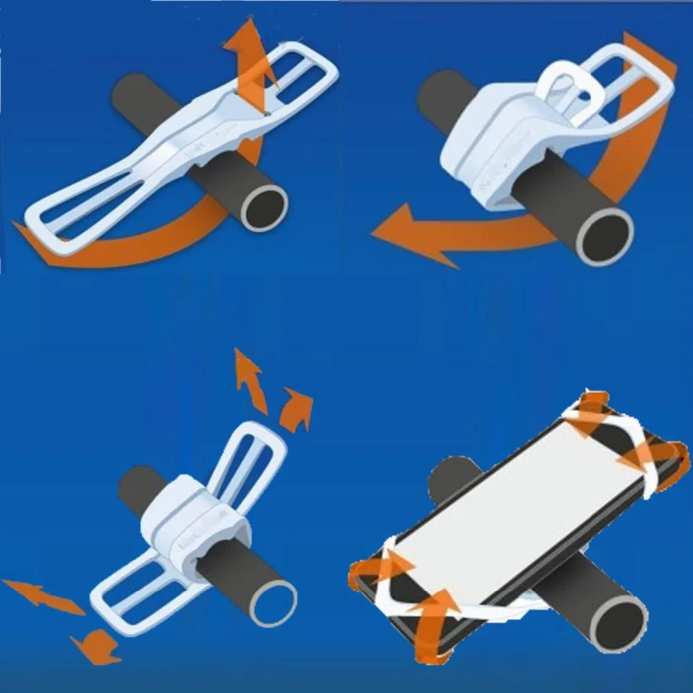 Велосипедное крепление силиконовый ремешок держатель сотового телефона для