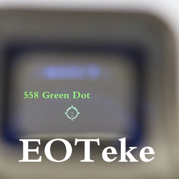 Прицел охота 558 голографическая отражает ряд Зеленый Red dot Прицел Airsoft Сфера fit на 20 мм Рейку Крепления