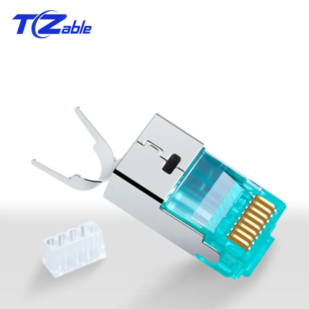 Сетевой кабель RJ45 с кристальной головкой соединитель позолоченным покрытием для