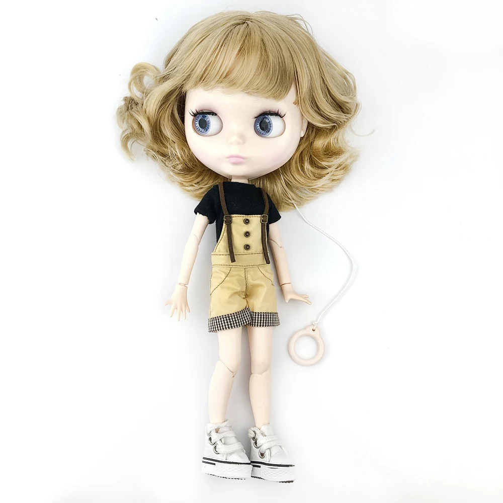 Фабрика Blyth куклы короткие волосы волна светлые волосы Blyth куклы 19 суставов тела DIY игрушки BJD модные игрушки для девочек