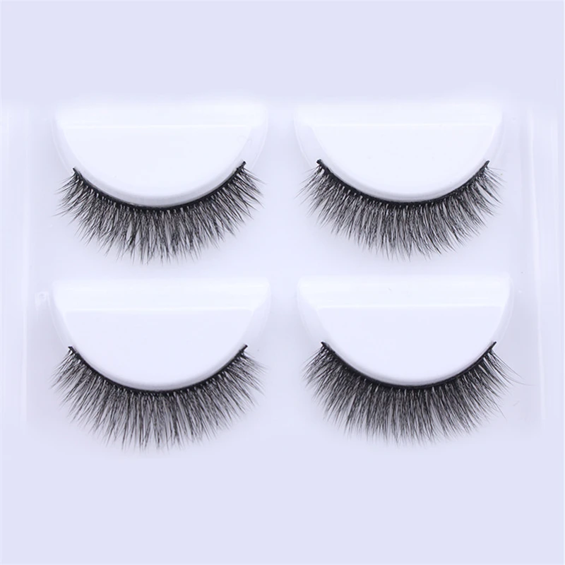 5 пар/набор 3D норки Мягкие Накладные ресницы мульти Слои Искусственные удлинение