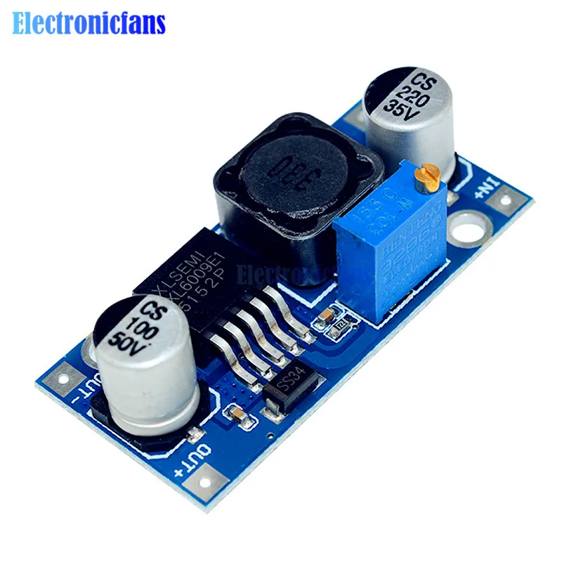10pcs/lot XL6009 DC-DC Booster module Power supply output is adjustable Super LM2577 The largest 4A current | Электронные