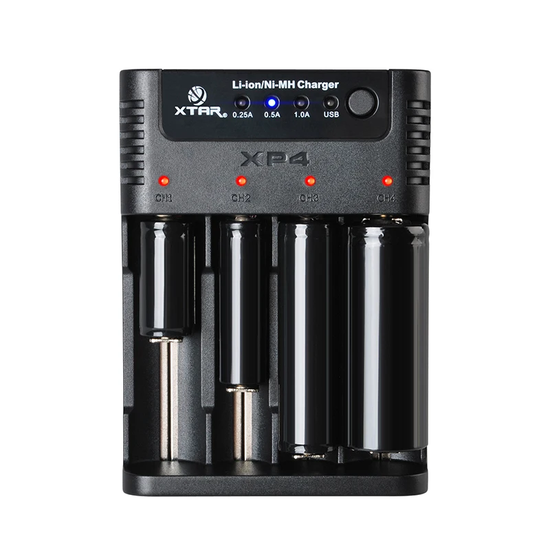Зарядное устройство XTAR XP4 для аккумуляторов 14500 16340 18350 18650 26650 AAA AA A SC|charger for|charger for