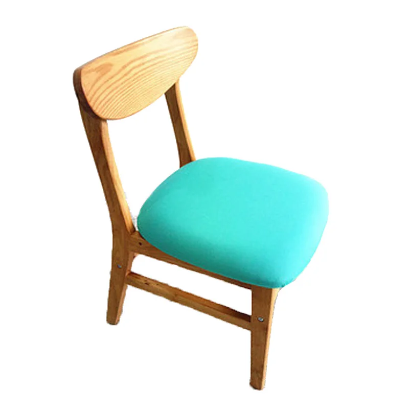 Мягкие стулья крышка Деревянный Обеденный седло эластичные печатные домашние