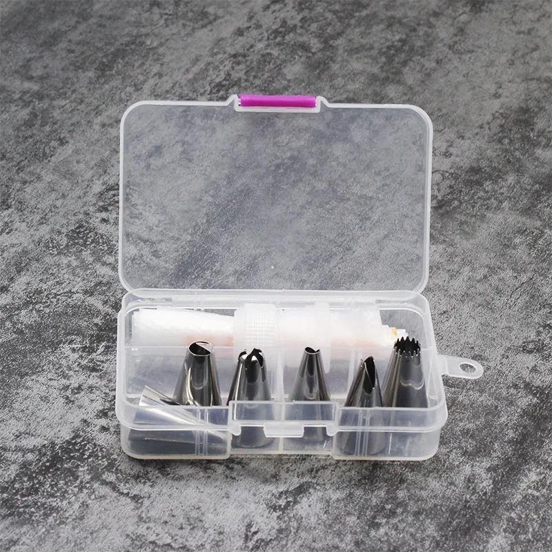 Набор насадок для украшения мороженого и торта 6 шт. насадки кондитерских изделий