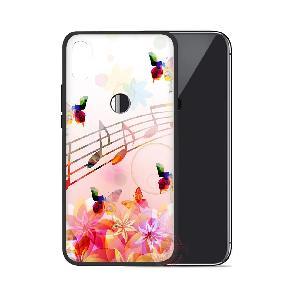 Чехол для телефона из ТПУ WEBBEDEPP Music note Huawei P10 P20 P30 Lite Pro Y6 Y7 prime 2018 Y9 2019 |